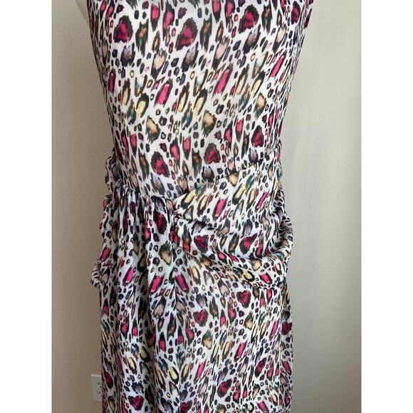 NEW Revolve Majorelle Maxi Dress Medium Talia Animal Leopard Print Side Slit - Picture 5 of 10